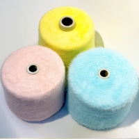 Handel 0,5 cm/0,9 cm/1,3 cm/2,0 cm Bunte Wimpern 13 Feder Nylon Nerz Garn Strick pullover