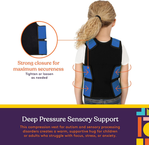 Soft Breathable Sensory Vest Autism Sensory <b>Compression</b> Vest for Kids Calming Vest Kids Deep Pressure Sensory <b>Compression</b> Vest - Product Image 5