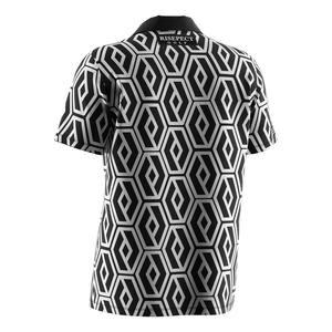 Camiseta de Verano de Manga Corta con Diseño Sublimado, Camiseta Polo de Poliéster de Alta Calidad con Cierre para Hombre - Product Image 4