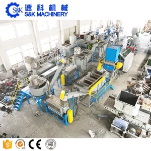 Intelligent System Waste Plastic Recycling Plant Pet Recycling Line Plastic Bottle Recycling Machine