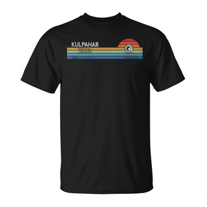 T-shirt débardeur Uttar Pradesh Retro Rainbow Synth Idea - Promotionnel - Product Image 2