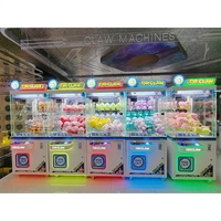 Machine à griffes de poupée pleine grandeur Machine de jeu en métal en plastique en métal poupées de jeu à pièces vente Arcade griffe grue Maquina De Garra