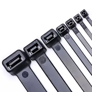 Multifunctional Self--Locking Flexible 2.5mm 3.6mm 4.8mm 7.6mm Width Size Nylon Cable Tie Zip Strap