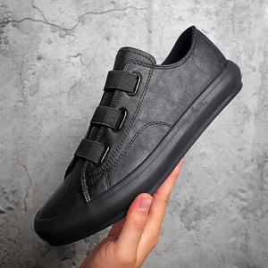 Bán buôn cao su lưu hóa Đế ngoài <span class=keywords><strong>PU</strong></span> da đa năng sinh viên Giày trượt ván đi bộ thể thao quần vợt người đàn ông vải giày hợp thời trang - Product Image 6