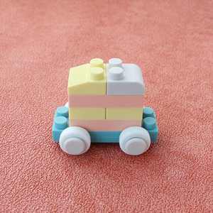 Paisen in Silicone Multi testurizzato blocco per veicoli giocattolo per bambini gioco sensoriale ad incastro tattile pezzi di auto Creative - Product Image 1