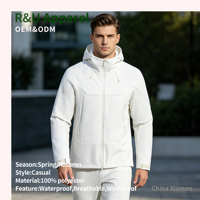 Veste Softshell Imperméable pour Hommes, Coupe-Vent d'Extérieur, Logo Personnalisé, Veste Softshell Coupe-Vent pour Hommes