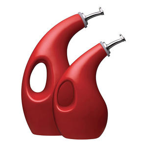 Botellas de cerámica personalizadas para cocina, juegos de vinagreras, dispensador de aceite de condimento y vinagre, botella de condimento de aceite de <span class=keywords><strong>oliva</strong></span> hecha a mano con corcho - Product Image 4