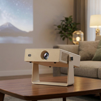 Proyector Inteligente B11 con WiFi6 y Bluetooth 5.0, Compatible con 1080P, Aplicaciones Integradas, Enfoque Automático, Proyector de Cine en Casa Portátil para Dormitorio