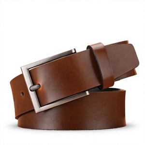 Cinturón Casual de Cuero Ecológico para Hombre con Hebilla de Pin, Estilo Fiesta con Impresión Personalizada, Elegante, de Acero Transpirable, Cómodo y Sólido Cuadrado - Product Image 3