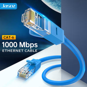 Câble réseau LAN Jasoz CAT6 <span class=keywords><strong>1000m</strong></span> <span class=keywords><strong>Ethernet</strong></span> UTP 26AWG Connecteurs plaqués or Cuivre sans oxygène Gaine en PVC Câbles de communication - Product Image 3