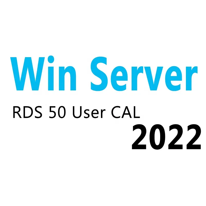 Servidor Win 2022 original Servicios de Escritorio Remoto 50 usuarios Cal Win Server 2022 RDS 50 Licencia de usuario Cal Enviar por Ali Chat