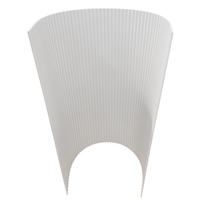 Panneau mural souple en MDF gaufré, blanc apprêté, flexible, incurvé, panneau MDF 3D, feuilles de MDF nervurées pour la décoration intérieure