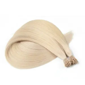 10a + grado 613 biondo bastone di cheratina italiana I-Tip Pre-incollato Remy capelli umani extension