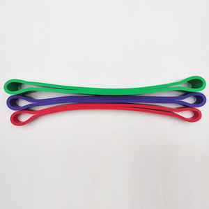 高品質フィットネスバンド トレーニングチューブ ヨガ ピラティス リハビリ 筋トレ用 パープル イエロー - Product Image 5