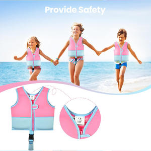 سترة حياة مخصصة للأطفال الصغار تعلم السباحة المائية صدريات سباحة للأطفال الصغار من 20 إلى 66 رطلاً - Product Image 3
