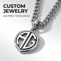 Collier pendentif personnalisé Yogoo avec nom, pour homme, en acier inoxydable couleur argent, tendance, cadeau, fabrication OEM ODM sur mesure
