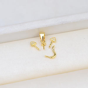 ตัวจับไข่มุกเงินแท้ S925 รูปทรงแมว ดีไซน์บาโรก อุปกรณ์ DIY ทันสมัย สำหรับทำจี้ไข่มุก ชิ้นส่วนอุปกรณ์ทำเครื่องประดับ - Product Image 4