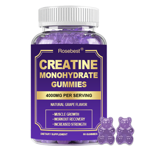 OEMプライベートラベルプレワークアウトクレアチン一水和物とBCAA電解質＆コラーゲンアミノ酸ブレンドサプリメントグミ（女性用） - Product Image 1