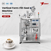Machine d'emballage de sachets de café filtre avec gaz nitrogène (MAP), scellage ultrasonique, scellage thermique, codage QR et emballage en carton – Fabricant