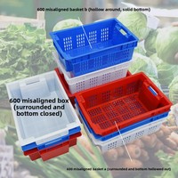 Caisses en plastique haute résistance et durables, couleur personnalisée, pour stockage frigorifique, abattoir, transport de viande fraîche/congelée
