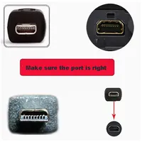 Cable de transferencia de datos USB a Mini 8 pines para cámara digital y teléfono móvil, compatible con Olympus, Sanyo, Fuji, cable de repuesto blindado para sincronización de datos