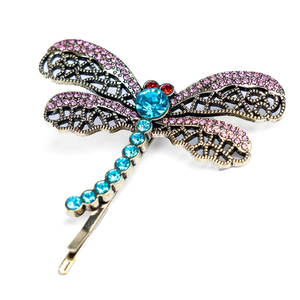 Set Combinado <span class=keywords><strong>de</strong></span> Collar con Botón <span class=keywords><strong>de</strong></span> Plástico, Gafas, Llavero y Pinza para el Cabello con Libélula Esmeralda - Product Image 5