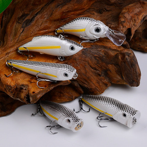 Nouveauté 10 styles de <span class=keywords><strong>leurre</strong></span> à manivelle JerkBait Minnow StickBait VIB Top <span class=keywords><strong>leurre</strong></span> d'eau 40g <span class=keywords><strong>leurre</strong></span> de pêche dur crayon Popper leurres - Product Image 3