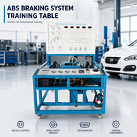 Banc de formation pour système de freinage ABS automobile, test de capteurs, analyse des données, diagnostic des pannes, remplissage du liquide de frein, équipement pédagogique