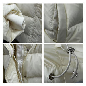 Vente directe d'usine femmes veste courte en duvet de canard haut de gamme épaissie coupe-vent surdimensionné à capuche pain <span class=keywords><strong>doudoune</strong></span> - Product Image 3