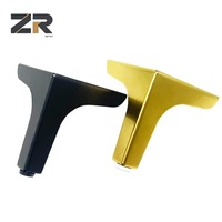 ZERUN Robuste Moderne Goldene Eisenmöbelbeine für Apartment-Badezimmerschrank, Sofa, Esstisch, Bett - Auch für den Außenbereich
