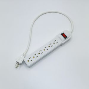 Multiprise de type américain de haute qualité avec <span class=keywords><strong>6</strong></span> prises pour rallonge d'appareils ménagers et de bureau - Product Image 3