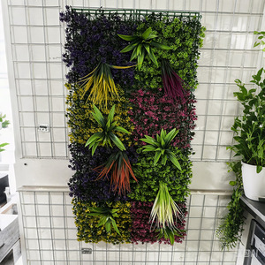 Paneles de <span class=keywords><strong>valla</strong></span> de pared verde vertical para exteriores, panel de boj artificial, follaje, seto de hierba, planta duradera, planta de arte de pared Artificial - Product Image 5