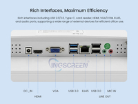 INGSCREEN All-in-One Desktop PC Slim Computer Set with Core I3 I5 I7 High Refresh Rate Hidden Camera OEM Factory Direct