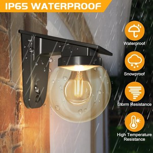 Lampe murale <span class=keywords><strong>de</strong></span> jardin LED moderne <span class=keywords><strong>de</strong></span> luxe avec détecteur <span class=keywords><strong>de</strong></span> <span class=keywords><strong>mouvement</strong></span> radar, alimentée par batterie, éclairage solaire pour hall d'entrée, lampes solaires <span class=keywords><strong>de</strong></span> jardin - Product Image 4