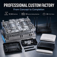 Fabricant OEM ODM de boîtiers de passerelle domotique intelligente en ABS PC avec finition texturée, moulage par injection