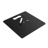 Base carrée pour drapeau publicitaire de plage, support de mât de drapeau pour drapeaux en forme de goutte d'eau, plume ou carrés