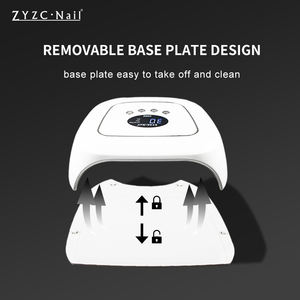 Lampe UV LED professionnelle ZYZC pour salon de <span class=keywords><strong>manucure</strong></span>, haute puissance 180W, <span class=keywords><strong>kit</strong></span> de <span class=keywords><strong>manucure</strong></span> portable en plastique solide - Product Image 2