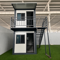 Maison préfabriquée de luxe, modulaire, mobile, portable, démontable, type conteneur, pour habitation