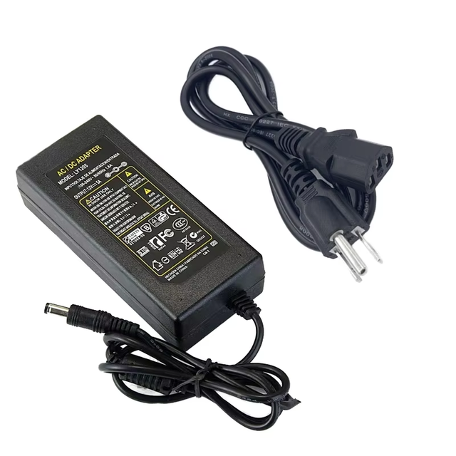 Factory Wholesale  Power Adapter 60w Ac 110v -240v Input to Dc 12v 4A 5A 10a DC Tip Barrel Jack Connector for Desktop Adaptor
