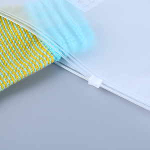 Zipper Resealable Poly Plastic Bag With Logo Printing Custom Clothing T Shirt Zipper Packaging Plastic Bag Bikini Packaging