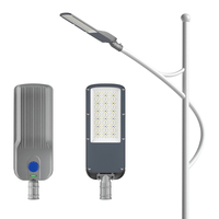 Lampadaire LED 50W IP65 Étanche en Aluminium Moulé Sous Pression OEM Économe en Énergie pour Projets de Parkings, Autoroutes et Trottoirs