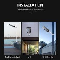 IP65 étanche 400W tout-en-un LED extérieur réverbère solaire usine en gros panneau solaire double face pour corps de lampe ABS de route