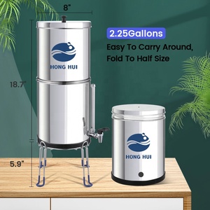 Hồng HUI LT-2.25B NSF giấy chứng nhận hệ thống lọc nước trọng lực ăn hệ thống lọc nước loại bỏ Florua, clo, vi khuẩn - Product Image 6