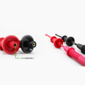 Pinzas de prueba tipo gancho Ut-C01 con varilla de 62 mm, mango de seguridad y resorte, CAT III 1000V para pruebas eléctricas - Product Image 2