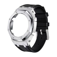 Модный комплект для модификации часов G-Shock GA2100: резиновый ремешок, металлический безель, аксессуары, корпус из нержавеющей стали для GA2110 Shock с коронкой