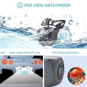 Vista trasera de coche inalámbrica HD visión nocturna IP68 cámara de respaldo impermeable para coche <span class=keywords><strong>Monitor</strong></span> de coche de 4,3 pulgadas - Product Image 5