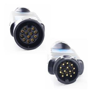 7Pin 13Pin 12V Anhänger Stecker Buchse <span class=keywords><strong>Tester</strong></span> LKW Verkabelung Kabel Stromkreis stecker für Auto Anhänger Reparatur werkzeug - Product Image 2