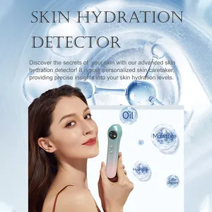 Detector de hidratación de la piel Analizador de piel Probador de aceite de agua Análisis Probador de aceite facial electrónico