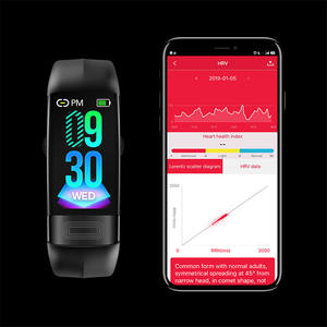 Jam Tangan Pintar IP67 Tahan Air P11 Gelang Pintar ECG PPG HRV Pelacak Kesehatan Monitor Tekanan Darah Oksigen Layar TFT Jam Alarm SDK - Product Image 3