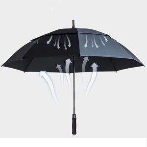 Custom Promotional Straight Semi Automatic Polyester <b>Windproof</b> Corporate Event Giveaway Branding Merchandise golf <b>umbrella</b> - Product Image 6